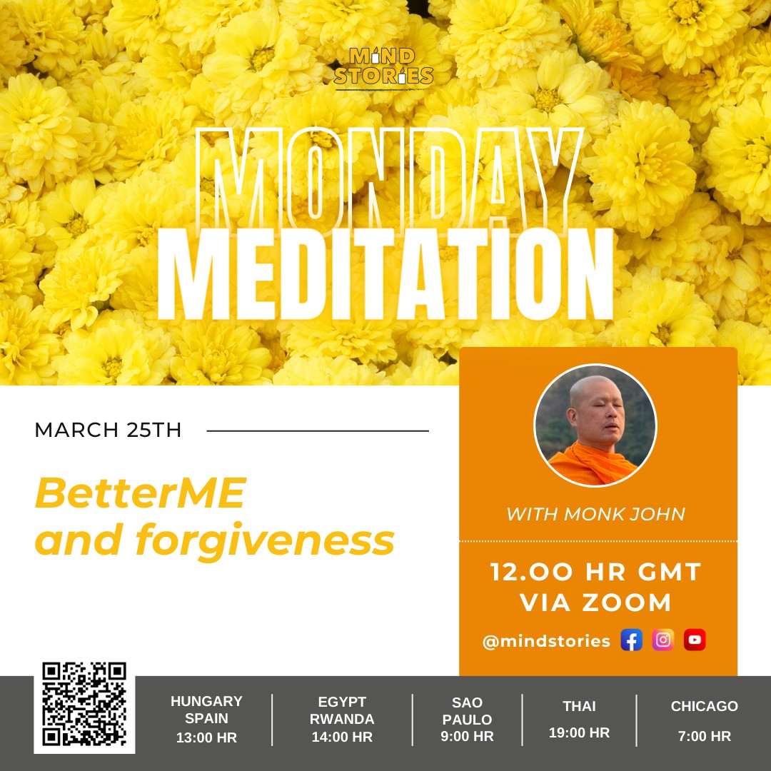image from Monday Meditation with Monk John: BetterMe and forgiveness