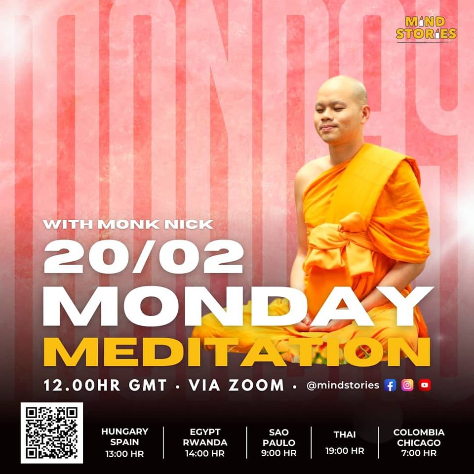 image from Monday meditation session with Monk Nick