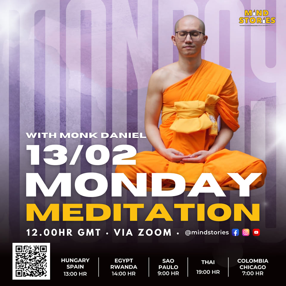 image from Monday  guided meditation session with Monk Daniel