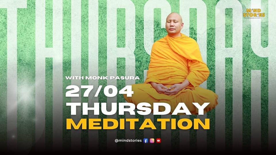 image from Thursday meditation session with Monk Pasura