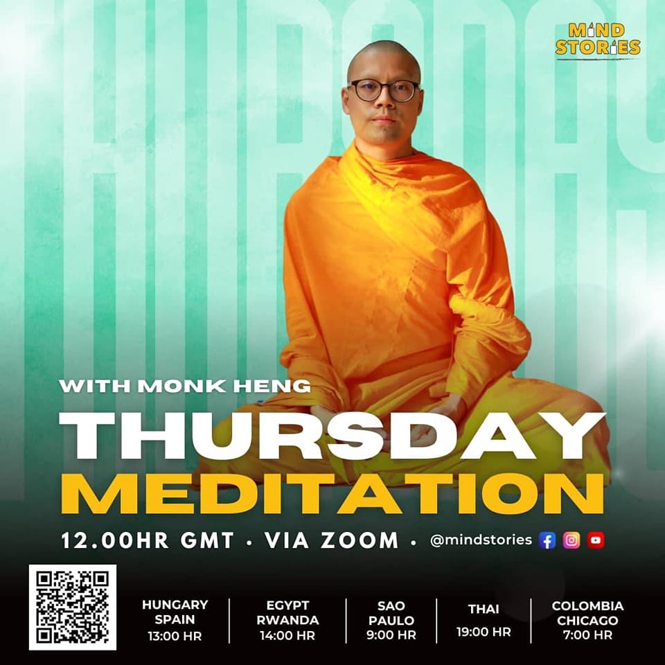 image from Thursday meditation session with Monk Heng