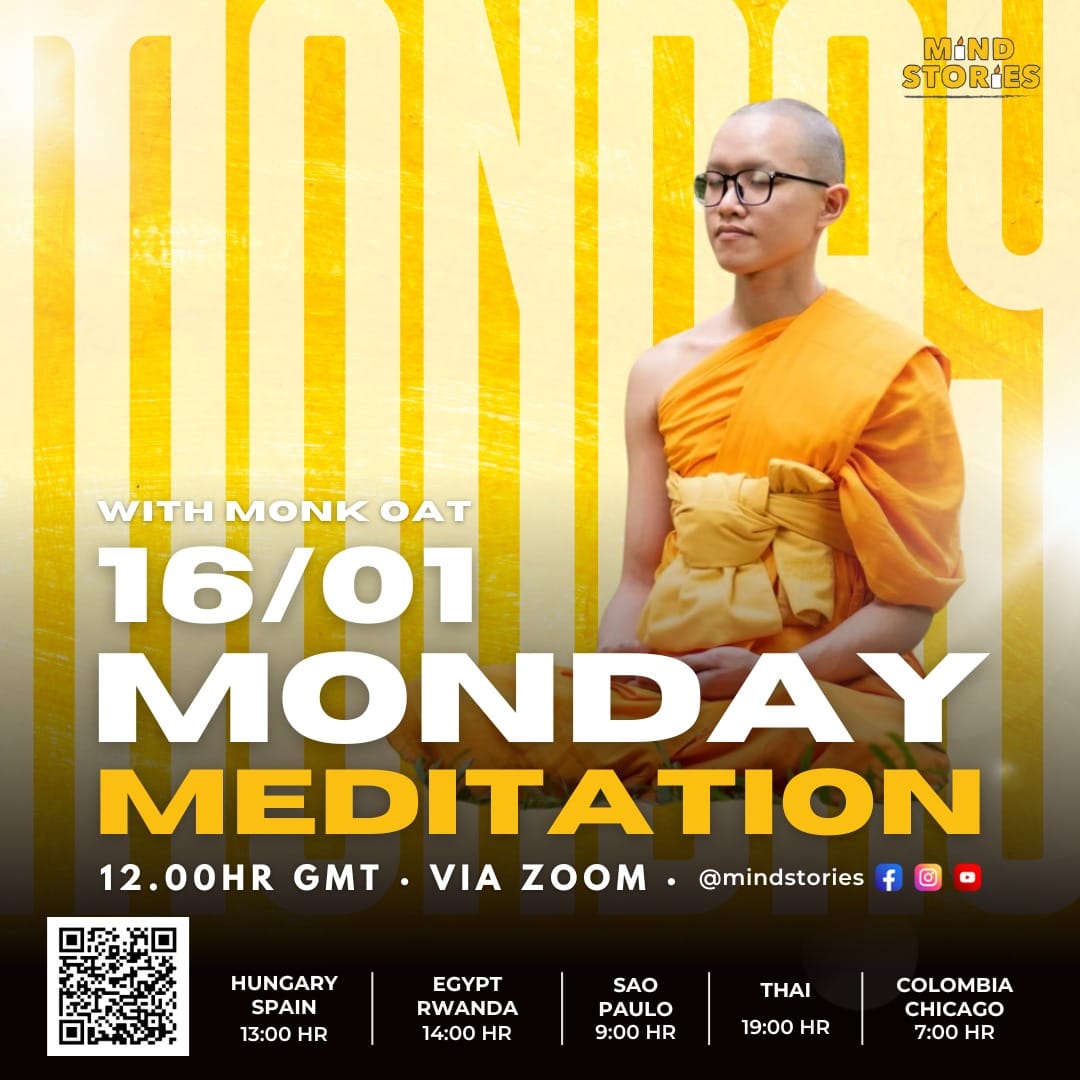 image from meditation session with Monk Oat