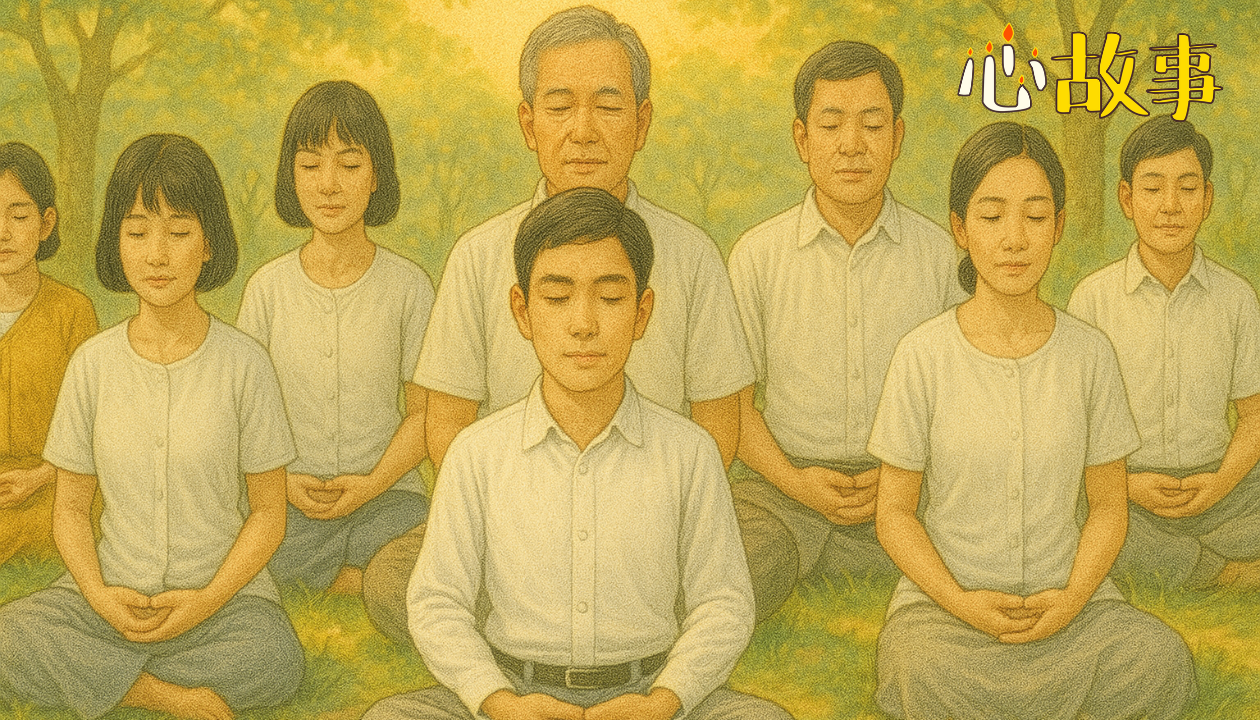 自然地静下来