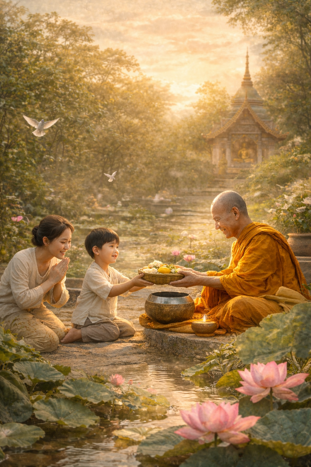 真正的给予，不止于物质， 更在于滋养与充实一颗心灵