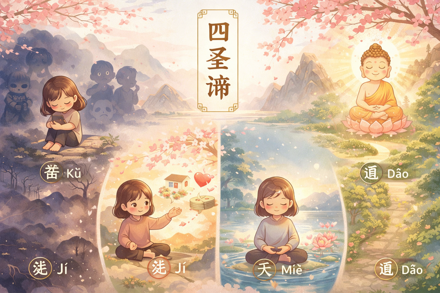 四圣谛 - 慢慢看见心的真相