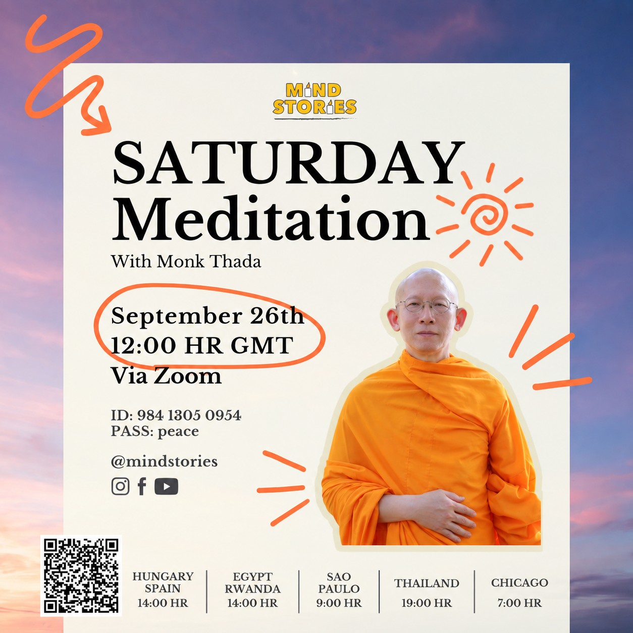 Mind Stories Session on Saturday